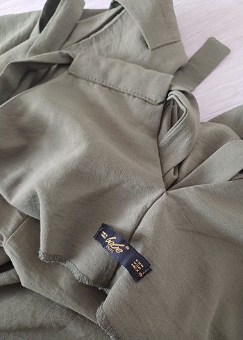 Kadın Haki Uzun Askılı Salaş Tulum - Görsel 5