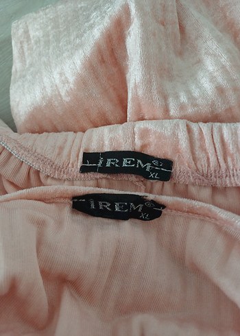 Pembe Kadın Salaş Kadife Takım - Görsel 6