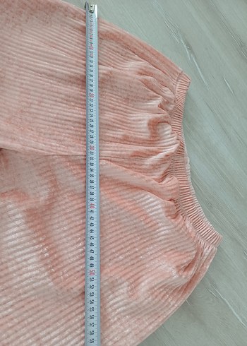 Pembe Kadın Salaş Kadife Takım - Görsel 5