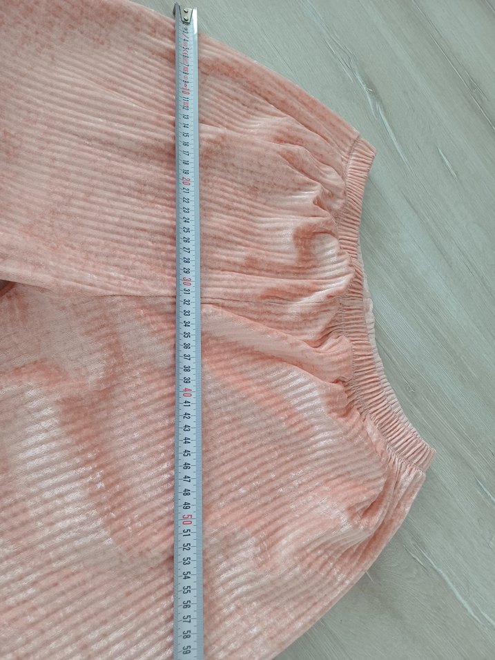 Pembe Kadın Salaş Kadife Takım - Görsel 5