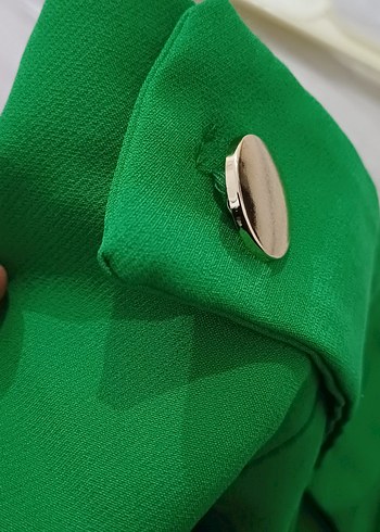 44 Beden yeşil Renk Yeşil Midi Kumaş Pantolon