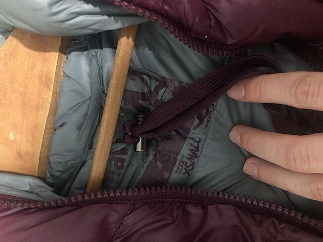 xs Beden Mavi şişme mont