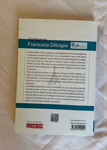 Açıklamalı Fransızca Dilbilgisi Kitabı - Görsel 5
