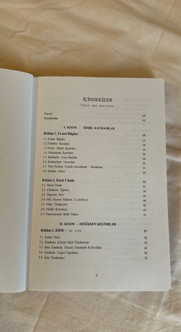 Açıklamalı Fransızca Dilbilgisi Kitabı - Görsel 2