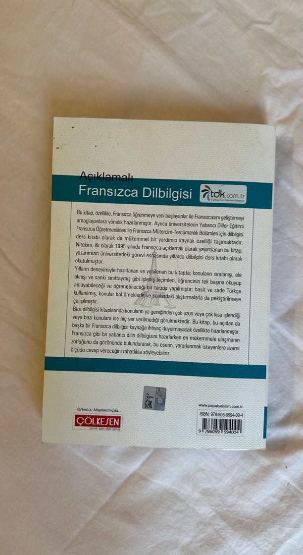 Açıklamalı Fransızca Dilbilgisi Kitabı - Görsel 5