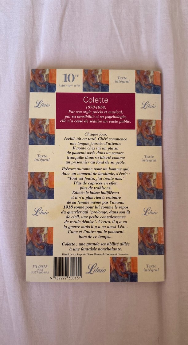 Colette - La fin de Chéri Roman - Görsel 2