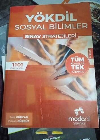 Yökdil sosyal bilimler grammer kitabı modadil yayınları 