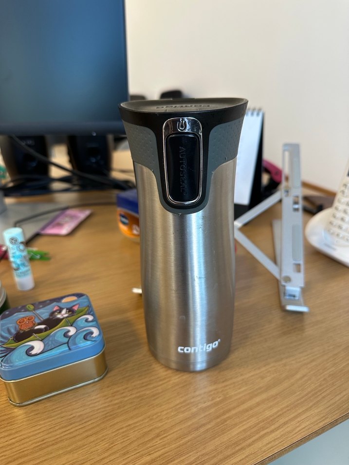 Contigo gri sızdırmaz termos - Görsel 4