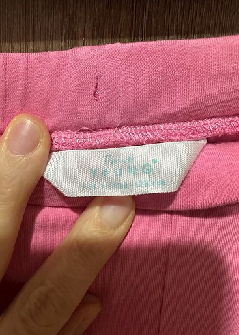 7-8 uaşKız Çocuk Pembe Streç Tayt - Görsel 2