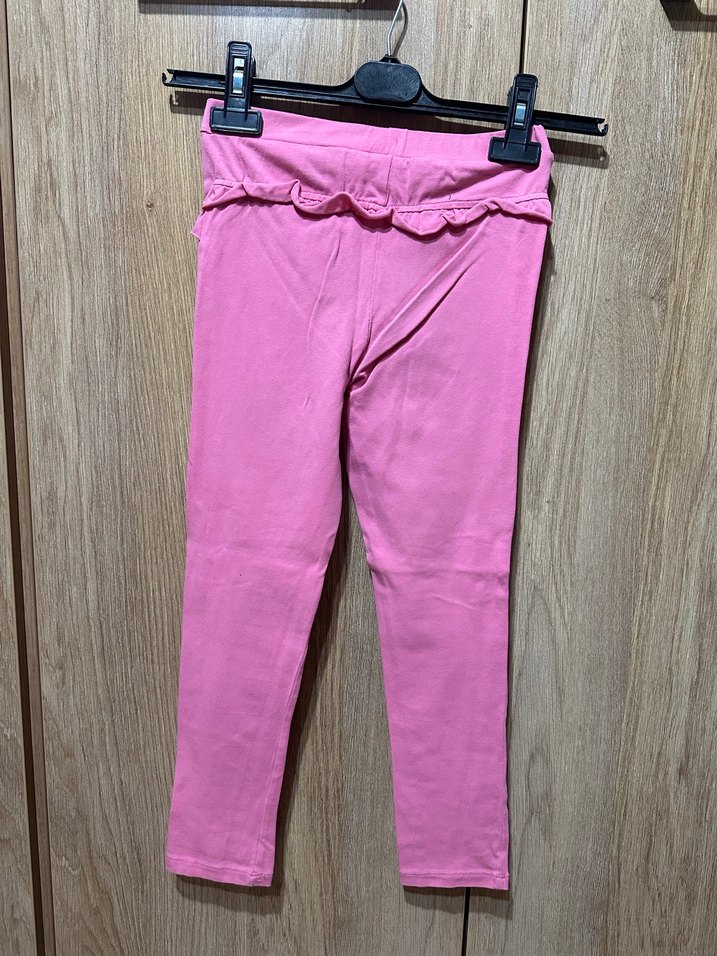 7-8 uaşKız Çocuk Pembe Streç Tayt - Görsel 3