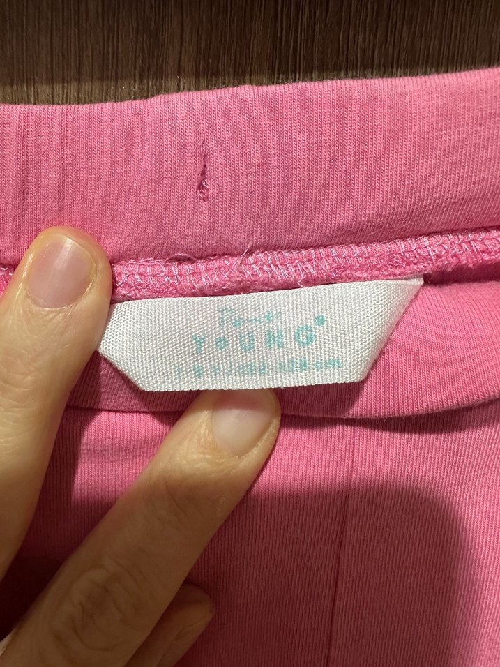 7-8 uaşKız Çocuk Pembe Streç Tayt - Görsel 2