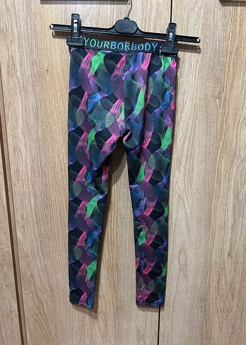 7-8 yaş spor tayt Renkli - Görsel 3