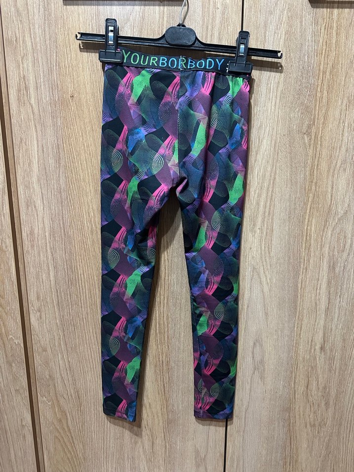 7-8 yaş spor tayt Renkli - Görsel 3