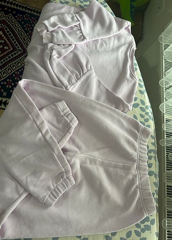 Zara Barbie Baskılı Mor Kız Eşofman Takımı - Görsel 3