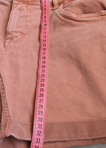 Bej Mini Hamile Denim Şort - Görsel 5