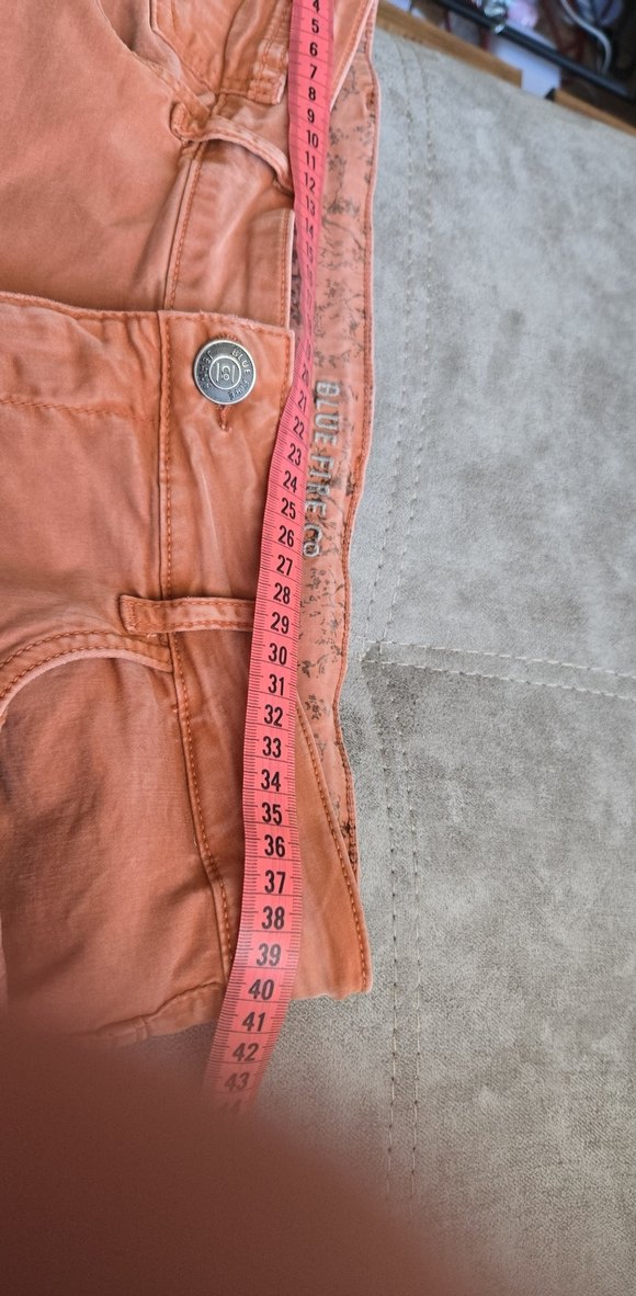 Bej Mini Hamile Denim Şort - Görsel 4