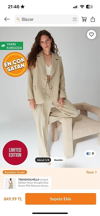 Trendyol & Milla Milla blazer