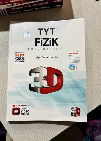 TYT Fizik Soru Bankası 3D Çözümlü