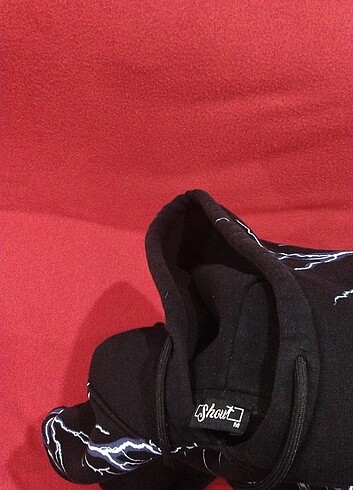 Standart Beden Beden Shout Oversize Lightning Hoodie