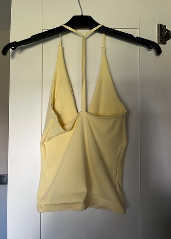 Bej V Yaka Kolsuz Kadın Atlet - Görsel 3