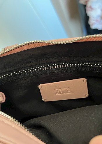 Pembe Deri Kadın Omuz Çantası - Görsel 3