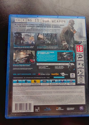 Diğer Watch Dogs PS4 Oyunu