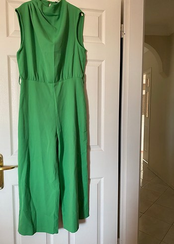 Kadın Yeşil Kemerli Uzun Tulum etiketli ürün - Görsel 4