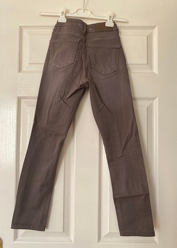 Gri Kadın Kot Pantolon - Görsel 3