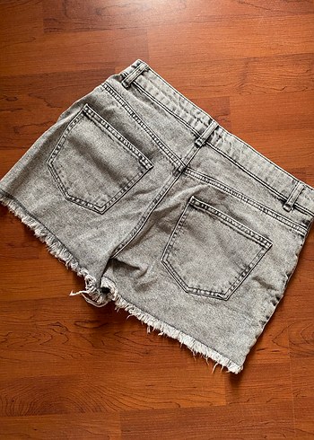 Defacto 38 beden Gri Kadın Mini Kot Şort - Görsel 2