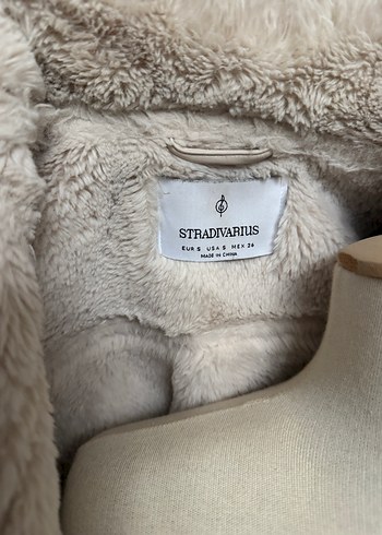 Kürk Detaylı Bej Deri Kadın Ceket - Görsel 6