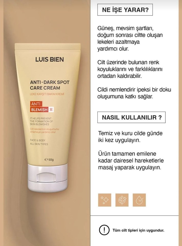 Luis Bien Anti-Leke Bakım Kremi 50ml - Görsel 2