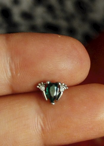 tragus küpe ve çelik piercing - Görsel 6