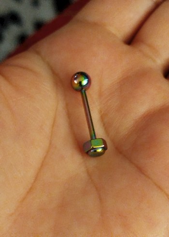 tragus küpe ve çelik piercing - Görsel 5