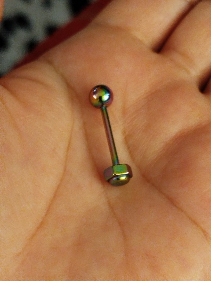 tragus küpe ve çelik piercing - Görsel 5