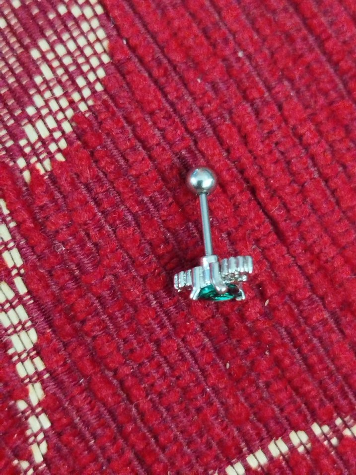 tragus küpe ve çelik piercing - Görsel 3