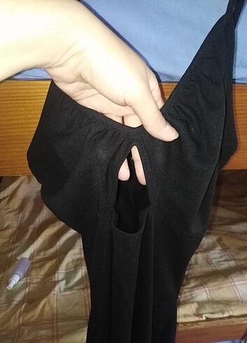 s Beden siyah Renk siyah dekolteli abiye