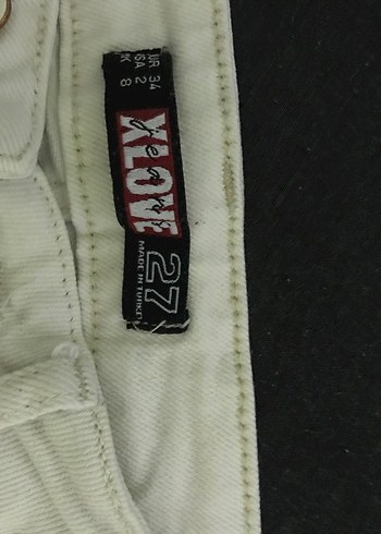 Kadın bej Regular Fit Midi Kot Pantolon - Görsel 3