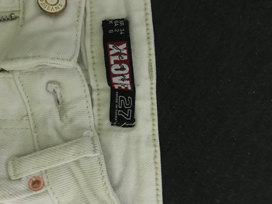 Kadın bej Regular Fit Midi Kot Pantolon - Görsel 3