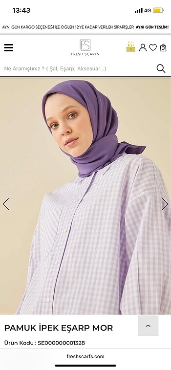 FRESH SCARFS EŞARP
