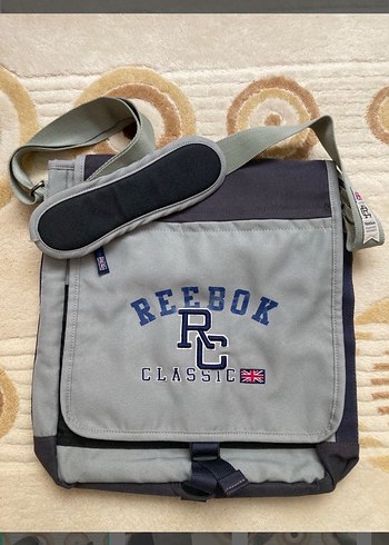 Reebok Classic Gri Lacivert Capraz Canta