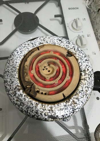 Antika elektrikli ocak - Görsel 8