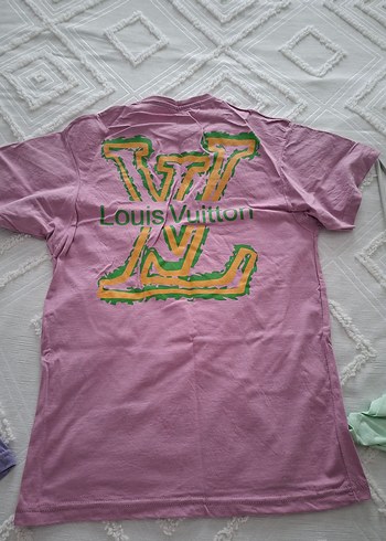 Pastel Renkli Baskılı Kadın Tişörtü - Görsel 3