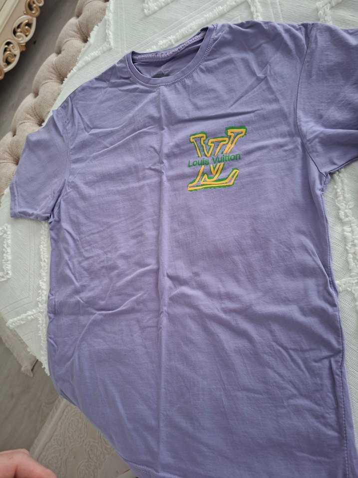 Pastel Renkli Baskılı Kadın Tişörtü - Görsel 4