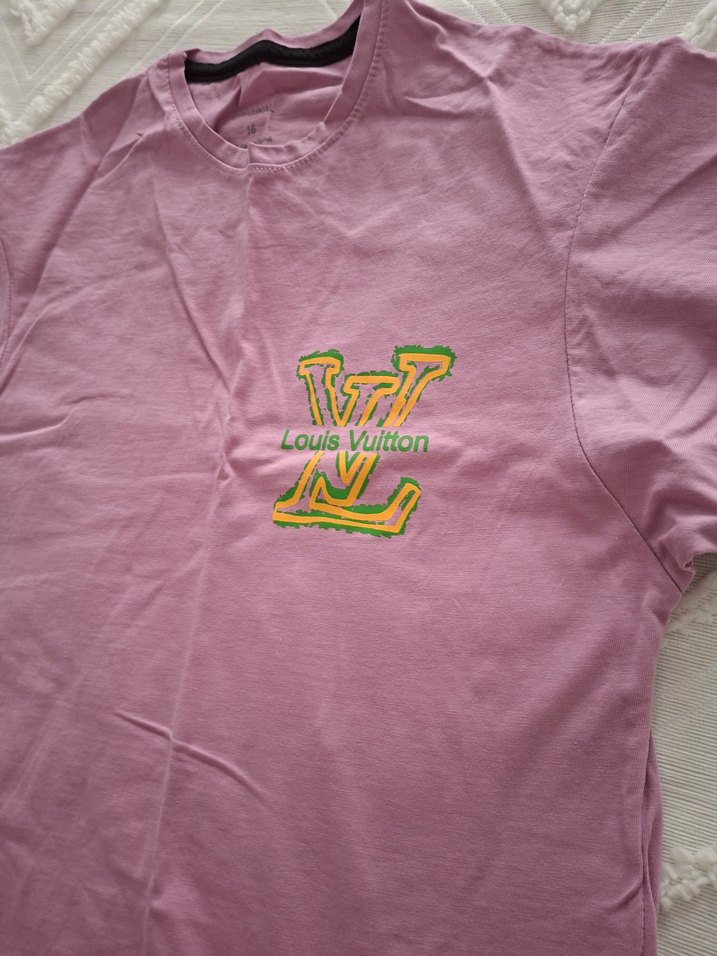 Pastel Renkli Baskılı Kadın Tişörtü - Görsel 5