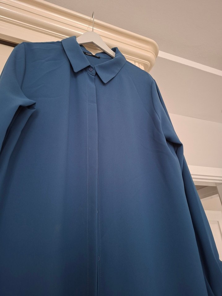 Mavi Uzun tunik - Görsel 2