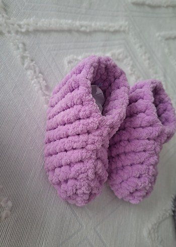 Pastel Renkli bebek çoçuk pandufları. - Görsel 11