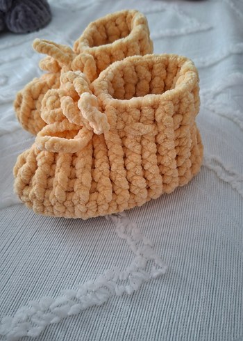 Pastel Renkli bebek çoçuk pandufları. - Görsel 7