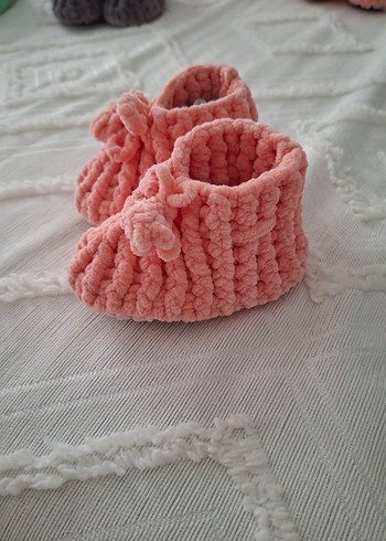 Pastel Renkli bebek çoçuk pandufları. - Görsel 8