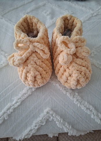 Pastel Renkli bebek çoçuk pandufları. - Görsel 2