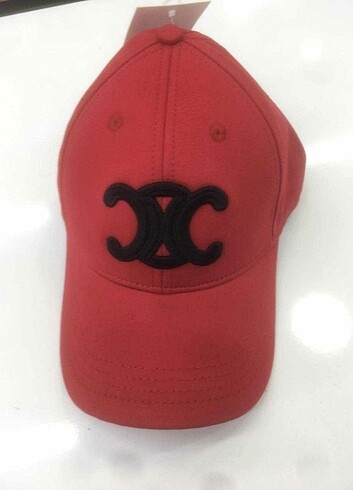 Kırmızı Celine Şapka 